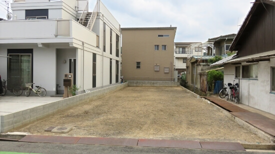 使用していない更地
